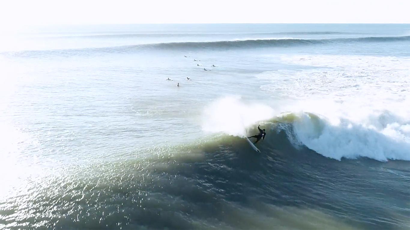 Tristan Guibaud rides the waves of Vendée, France